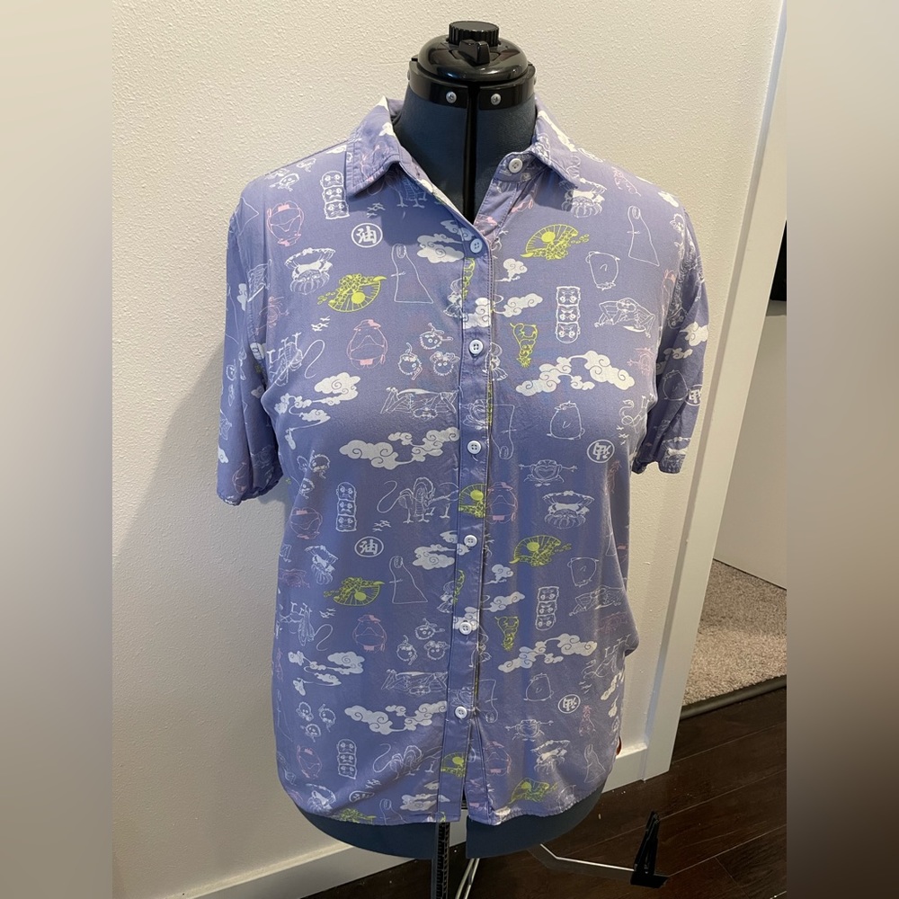 Studio Ghibli Spirited Away button up shirt